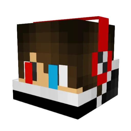 christopher_2008 Minecraft avatar head, 3D render