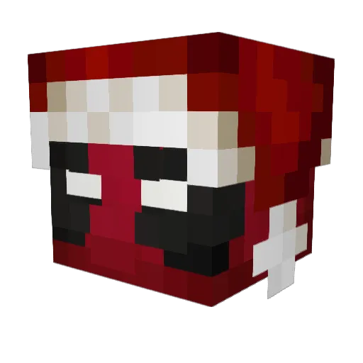 christopherlai Minecraft avatar head, 3D render