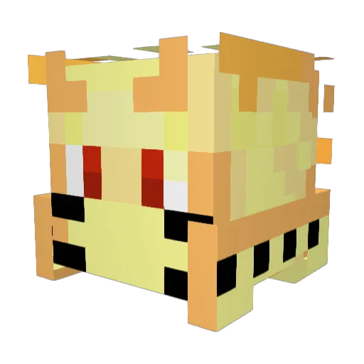 christoskr Minecraft avatar head, 3D render