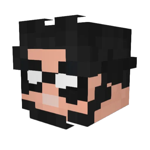 chrisypoo6955 Minecraft avatar head, 3D render