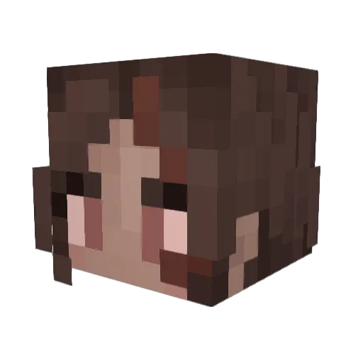 chritzkrieg Minecraft avatar head, 3D render