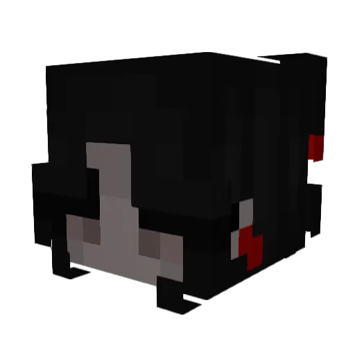 chrizsu Minecraft avatar head, 3D render