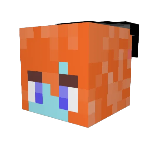 chrizzel28 Minecraft avatar head, 3D render