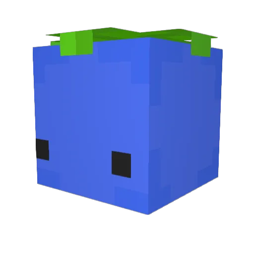 chrlesberry Minecraft avatar head, 3D render