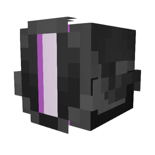chromatique Minecraft avatar head, 3D render
