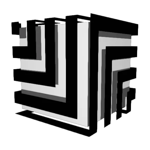 chromcast Minecraft avatar head, 3D render