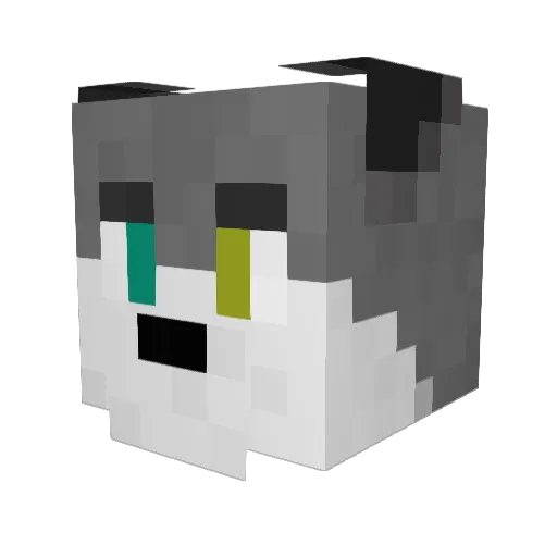 chromechrimbo Minecraft avatar head, 3D render