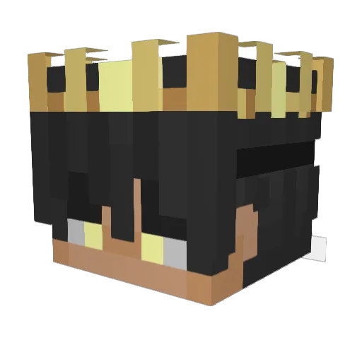 chron1cles Minecraft avatar head, 3D render