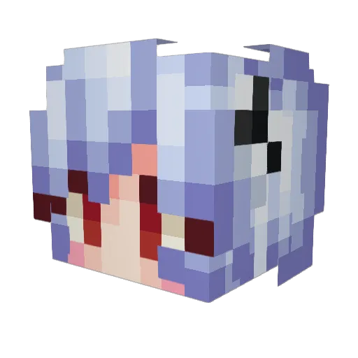 chronicboiikevvo Minecraft avatar head, 3D render