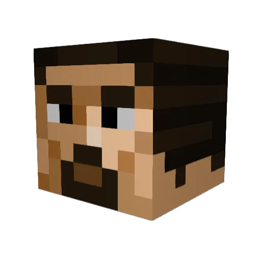 chroniclemonkeyX Minecraft avatar head, 3D render