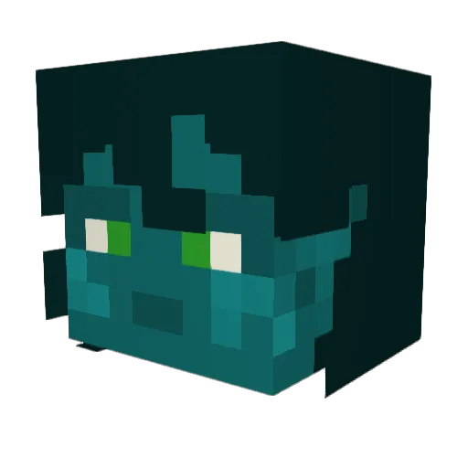 chronicworms Minecraft avatar head, 3D render