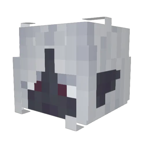 chrono_jester Minecraft avatar head, 3D render