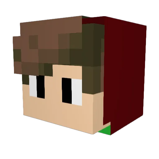 chrurrrr Minecraft avatar head, 3D render