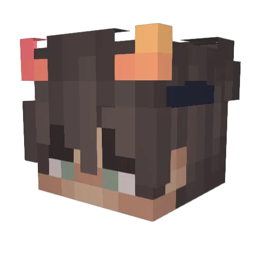 chry2018 Minecraft avatar head, 3D render