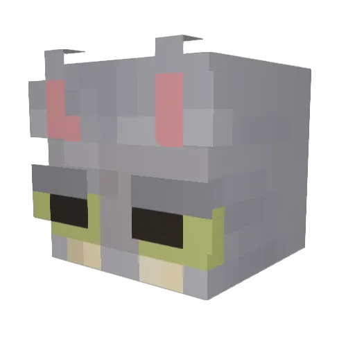 chscake Minecraft avatar head, 3D render