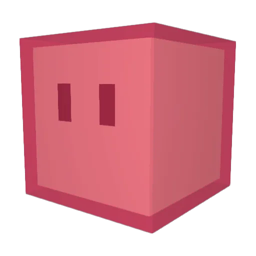 chsop Minecraft avatar head, 3D render
