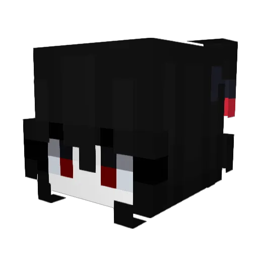 chsq Minecraft avatar head, 3D render