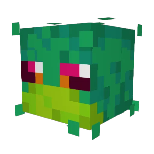 chuSJJ2 Minecraft avatar head, 3D render