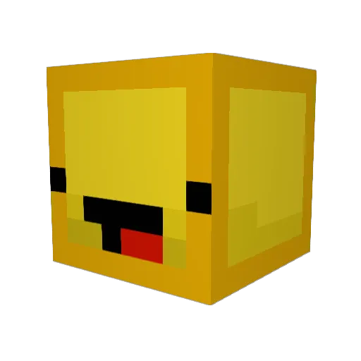 chuang_pauline Minecraft avatar head, 3D render