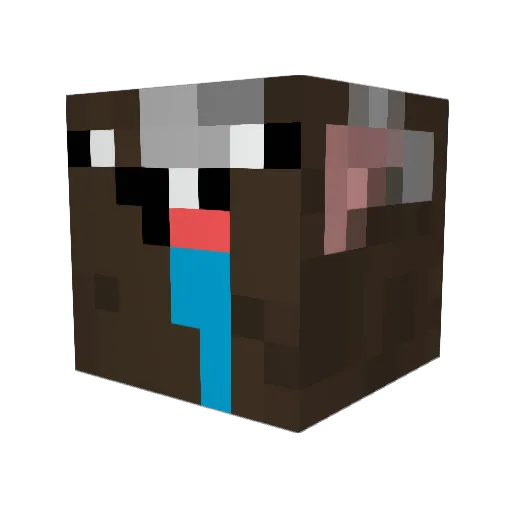 chubbtoes12 Minecraft avatar head, 3D render
