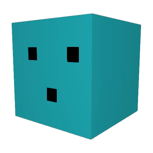 chubby__ Minecraft avatar head, 3D render