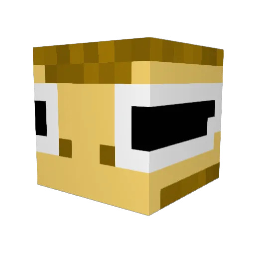 chubbymonkeybutt Minecraft avatar head, 3D render