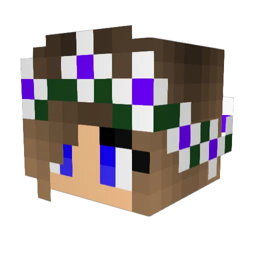 chubbymuffin101 Minecraft avatar head, 3D render