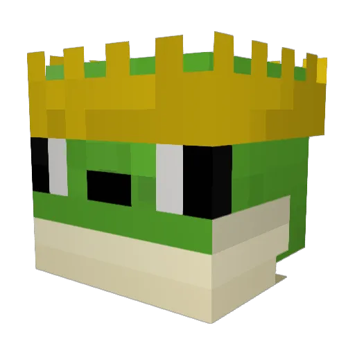 chubucc Minecraft avatar head, 3D render
