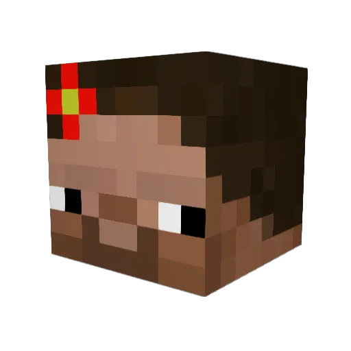 chubzyhuh Minecraft avatar head, 3D render