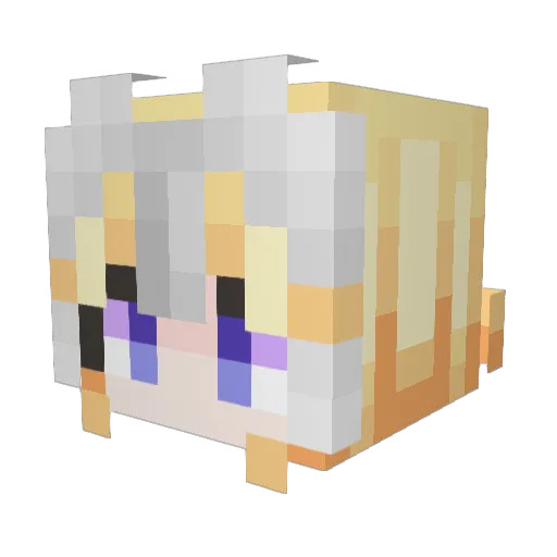 chuckchick7 Minecraft avatar head, 3D render