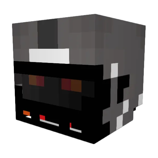 chuckd879 Minecraft avatar head, 3D render