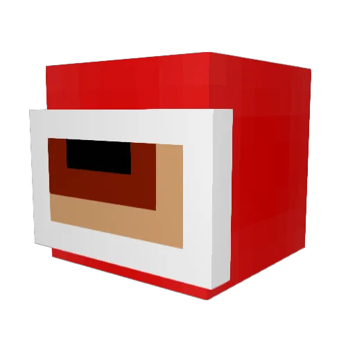 chuckie67 Minecraft avatar head, 3D render