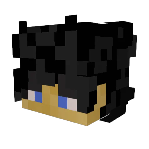 chucky53z Minecraft avatar head, 3D render