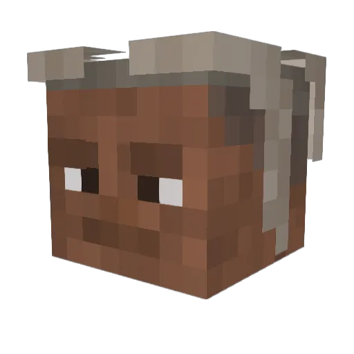 chucrodeinstinto Minecraft avatar head, 3D render