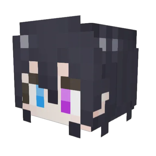 chudong57 Minecraft avatar head, 3D render