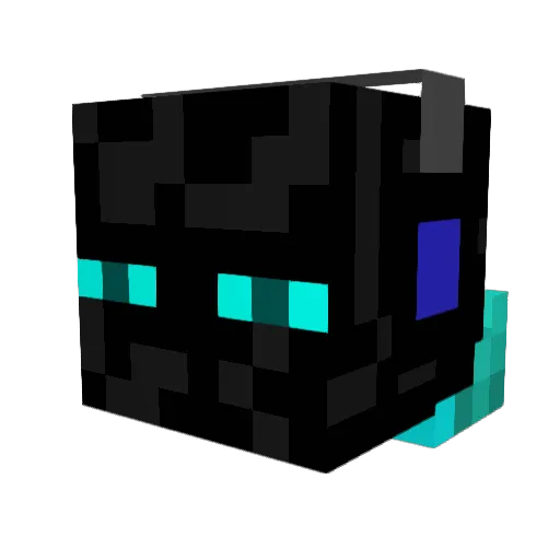 chuey132 Minecraft avatar head, 3D render