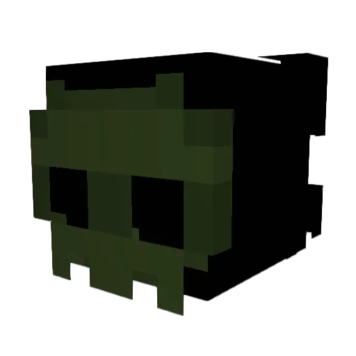 chui22 Minecraft avatar head, 3D render