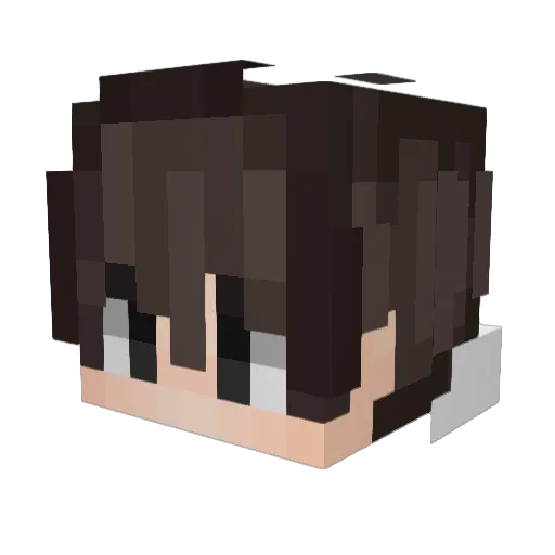chuifeng6 Minecraft avatar head, 3D render