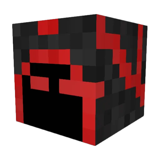 chukipou Minecraft avatar head, 3D render