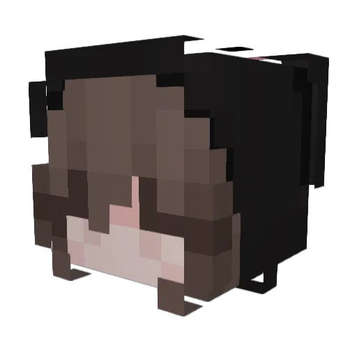 chul1a Minecraft avatar head, 3D render