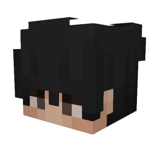 chulepis Minecraft avatar head, 3D render
