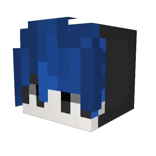 chulkim09 Minecraft avatar head, 3D render