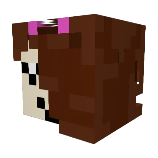chumbalaya_ Minecraft avatar head, 3D render
