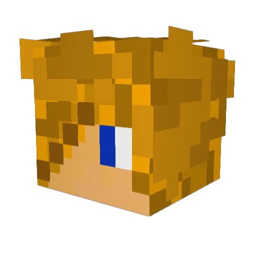 chumchum419 Minecraft avatar head, 3D render