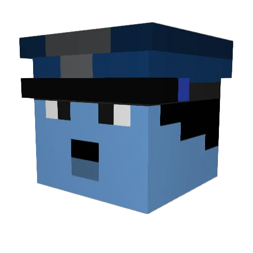 chumgchan Minecraft avatar head, 3D render