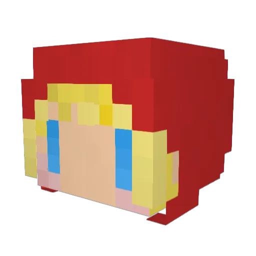 chumuchumu Minecraft avatar head, 3D render
