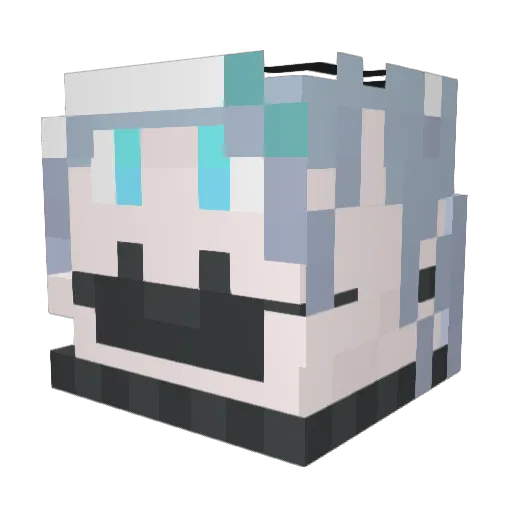 chunbin342 Minecraft avatar head, 3D render