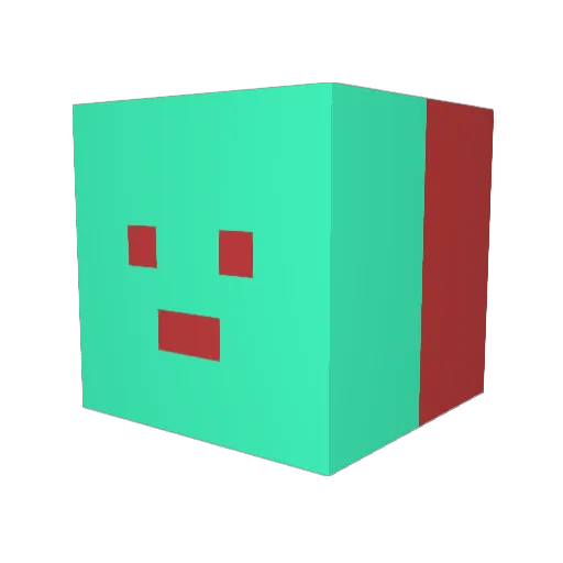 chunchunGTR Minecraft avatar head, 3D render