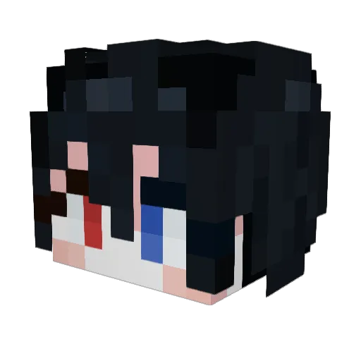 chunja18 Minecraft avatar head, 3D render