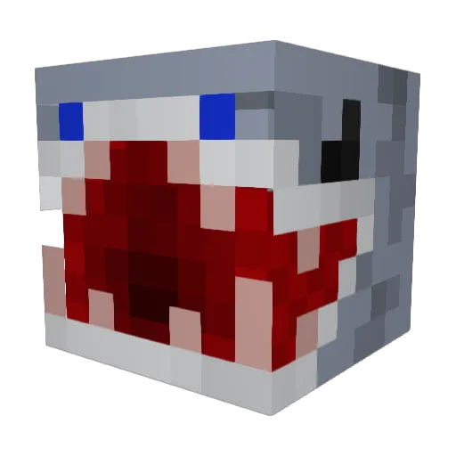 chunkymonkeyz Minecraft avatar head, 3D render